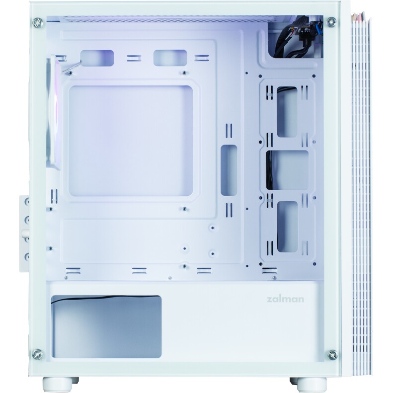 Корпус без блока питания PCCooler LM300 ARGB WH, Tempered Glass Mid Tower, белый, ABS, TG, SPCC, 1x1