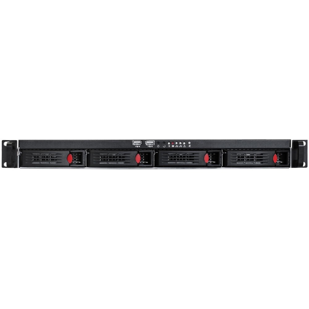 Серверный корпус ExeGate Pro EX288492RUS 1U660-HS04 RM 19", высота 1U, глубина 660, БП 1U-700ADS, 4
