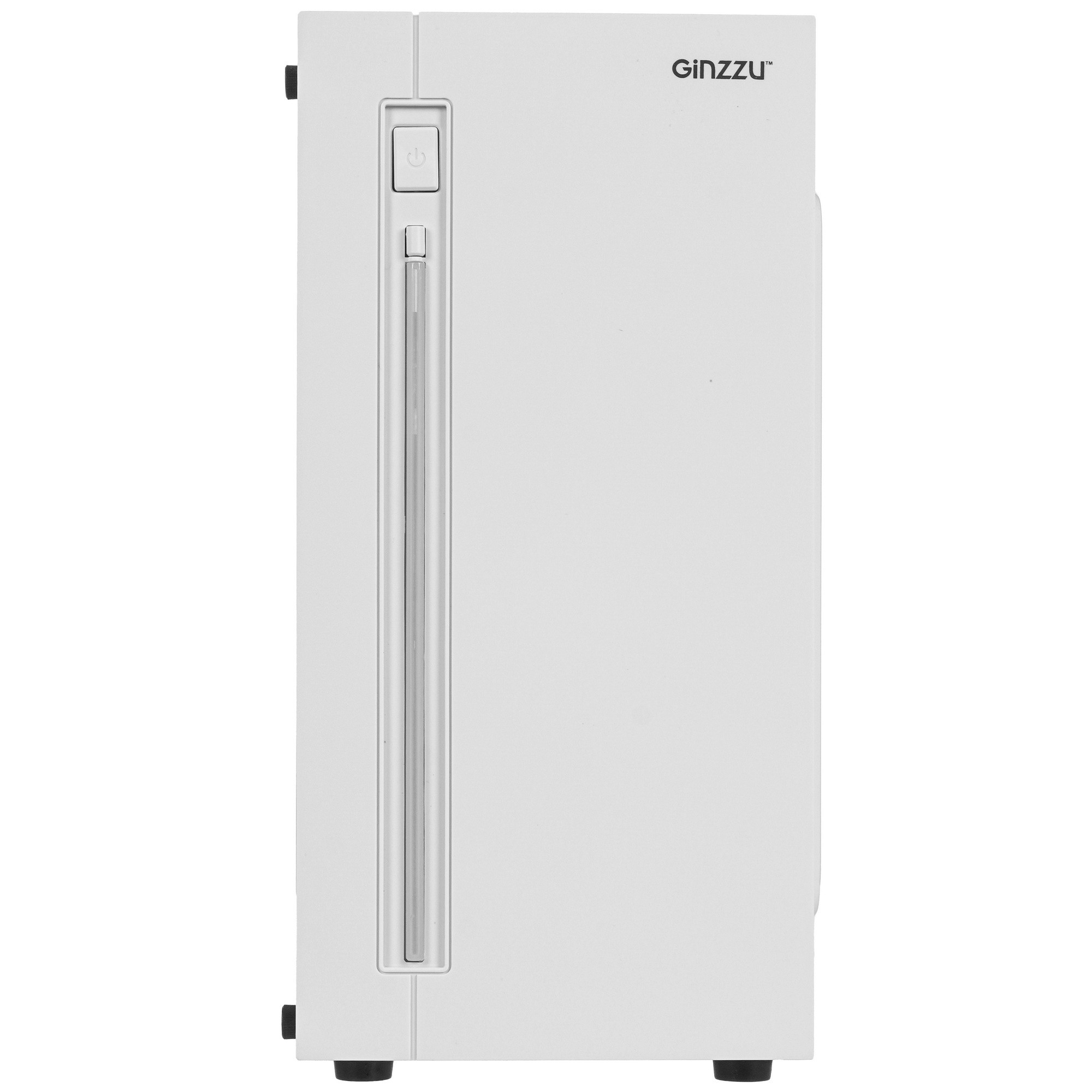 Компьютерный корпус  Ginzzu D390 2*USB 2.0,AU White Window