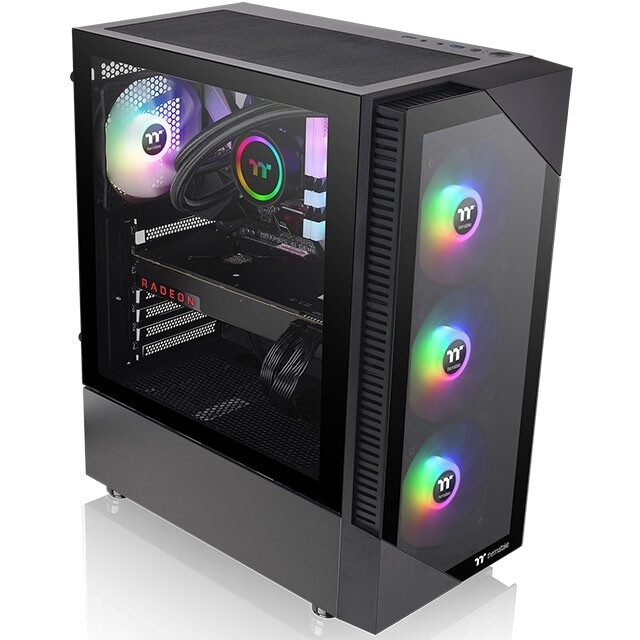 Компьютерный корпус Thermaltake Divider 300 TG черный без БП ATX 2x120mm 2xUSB3.0 1xUSB3.1 audio fro