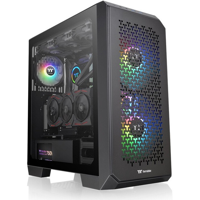 Компьютерный корпус Thermaltake Divider 300 TG черный без БП ATX 2x120mm 2xUSB3.0 1xUSB3.1 audio fro