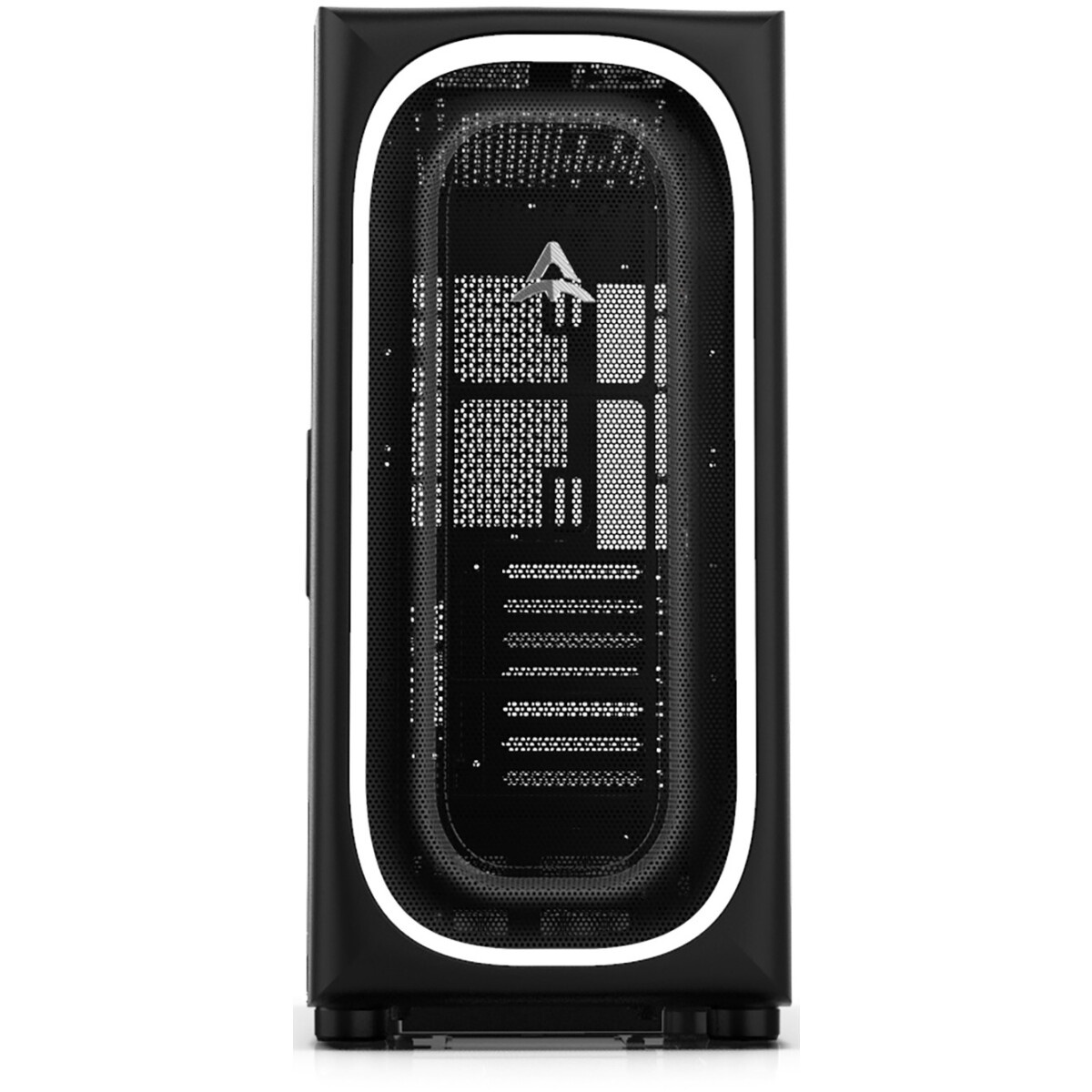 Корпус ALSEYE Warrior-B Mini-ITX/Micro ATX/ATX, USB2.0*2+HD Audio+USB3.0*1, ";H.D.D.(3.5";)*2pcs+S.S