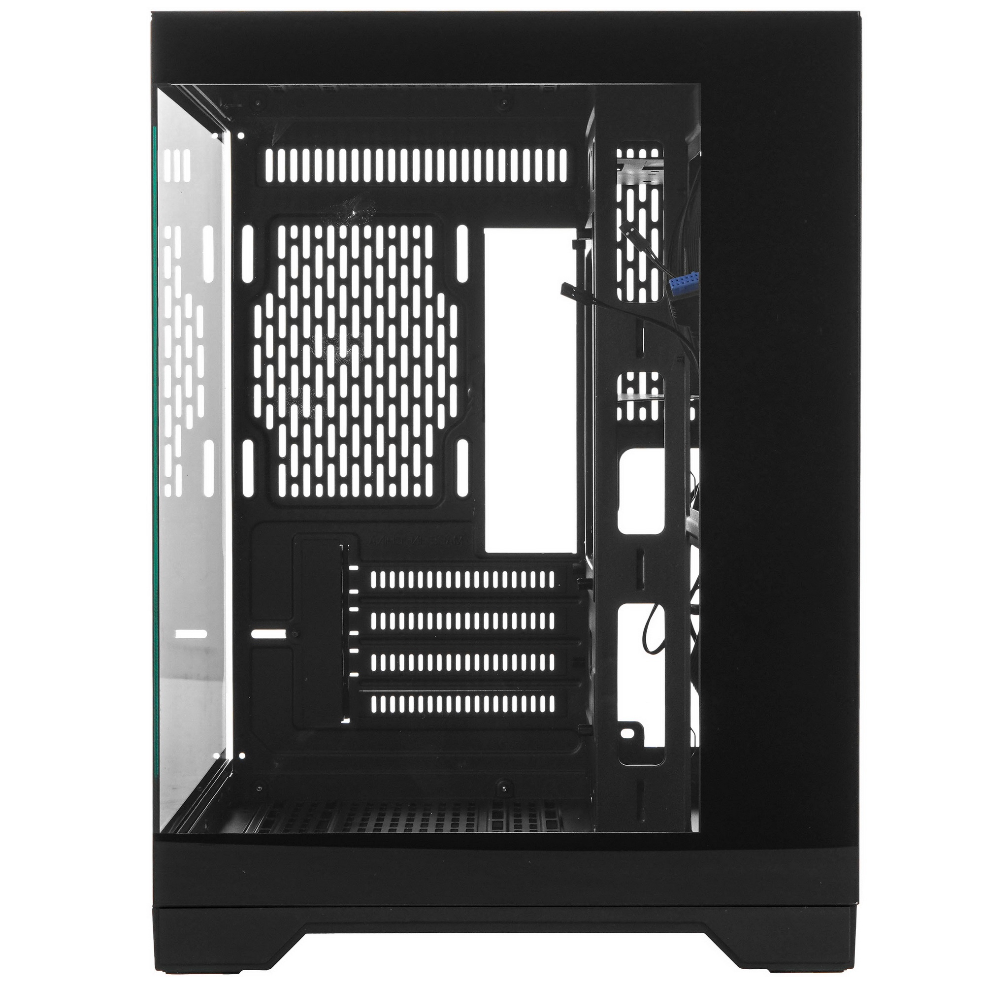 Компьютерный корпус 1STPLAYER MEGAVIEW MV6-T Black / mATX / MV6-TP-BK