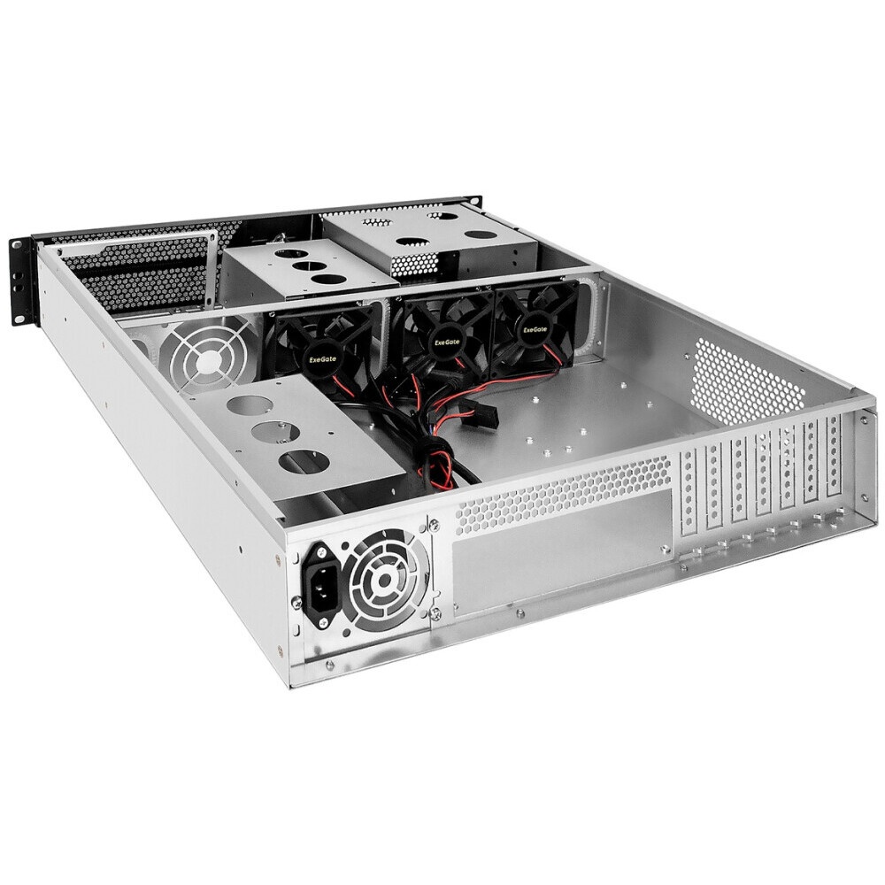 Серверный корпус ExeGate Pro 2U400-04 (RM 19", высота 2U, глубина 400, БП 1100RADS, 2*USB)