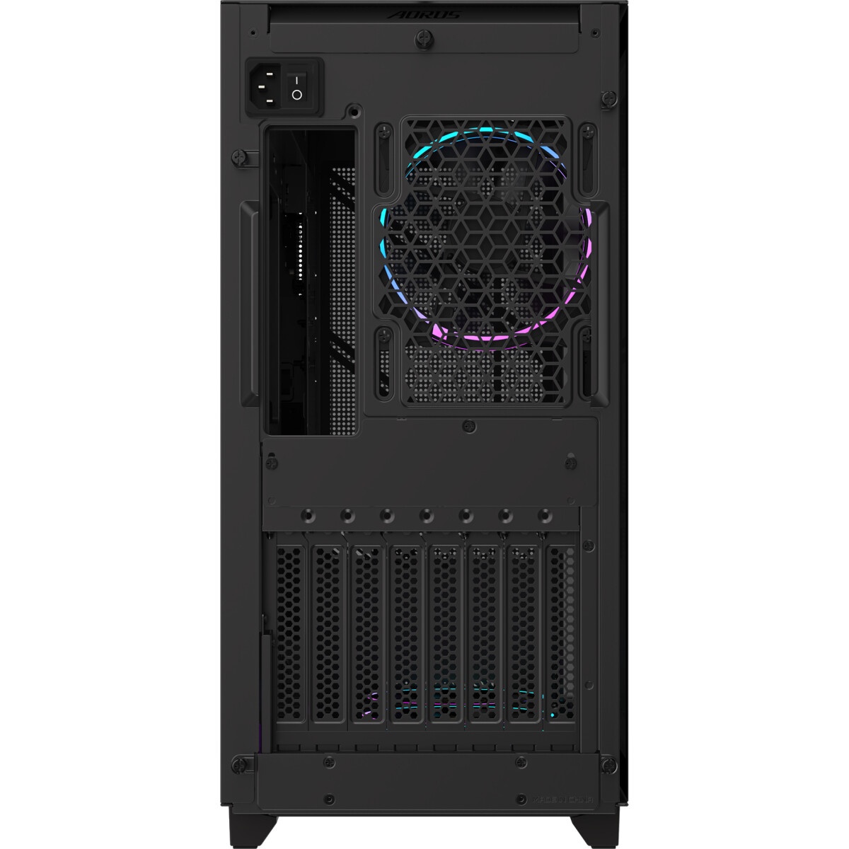 Компьютерный корпус GIGABYTE C200 GLASS MidiTower без Б/П ATX MicroATX MiniITX Цвет черный GB-C200G