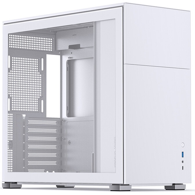 Корпус без блока питания JONSBO TK-1, Mini-Tower, TG, no fan, 1xUSB-A 3.2 + 1xUSB-C 3.2, mATX, mITX