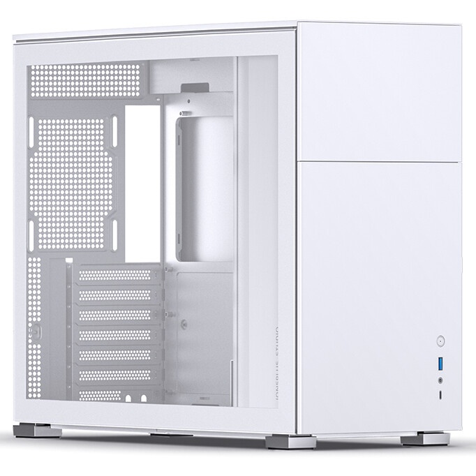 Корпус без блока питания JONSBO TK-1, Mini-Tower, TG, no fan, 1xUSB-A 3.2 + 1xUSB-C 3.2, mATX, mITX