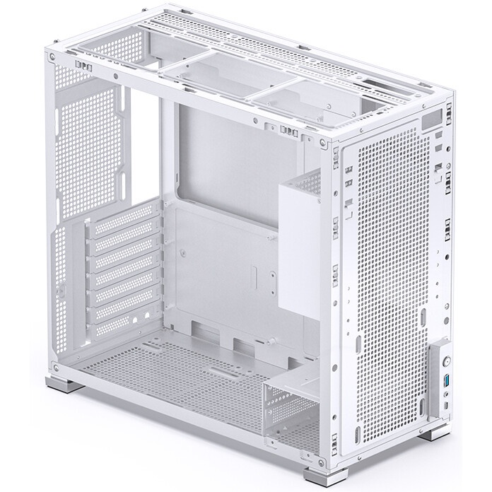 Корпус без блока питания JONSBO TK-1, Mini-Tower, TG, no fan, 1xUSB-A 3.2 + 1xUSB-C 3.2, mATX, mITX