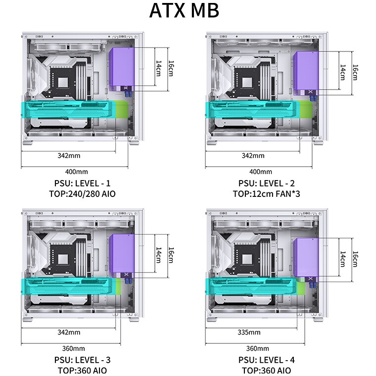 Корпус без блока питания JONSBO TK-1, Mini-Tower, TG, no fan, 1xUSB-A 3.2 + 1xUSB-C 3.2, mATX, mITX