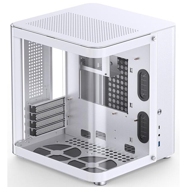 Корпус без блока питания JONSBO TK-1, Mini-Tower, TG, no fan, 1xUSB-A 3.2 + 1xUSB-C 3.2, mATX, mITX