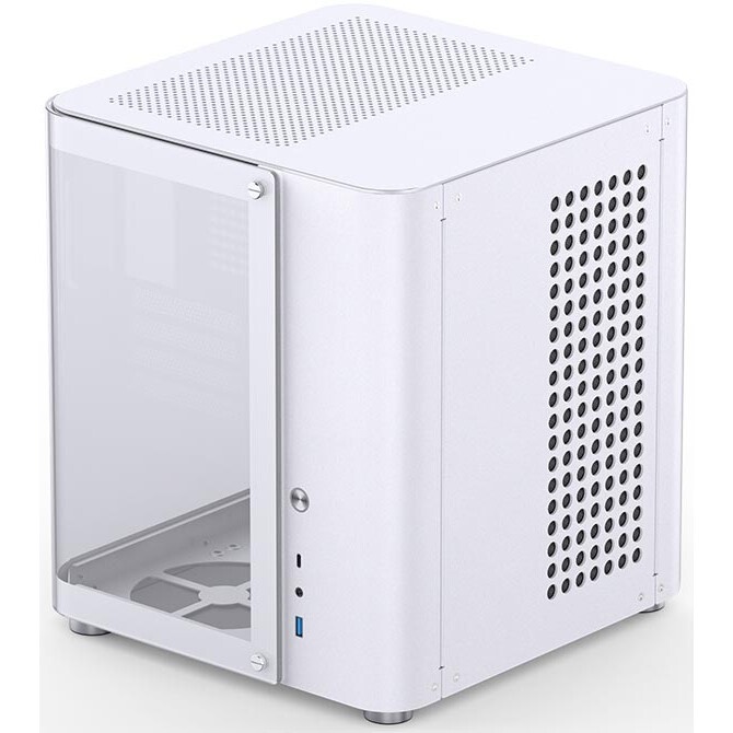 Корпус без блока питания JONSBO TK-1, Mini-Tower, TG, no fan, 1xUSB-A 3.2 + 1xUSB-C 3.2, mATX, mITX