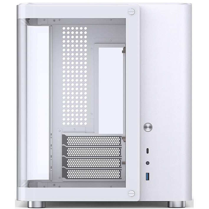 Корпус без блока питания JONSBO TK-1, Mini-Tower, TG, no fan, 1xUSB-A 3.2 + 1xUSB-C 3.2, mATX, mITX