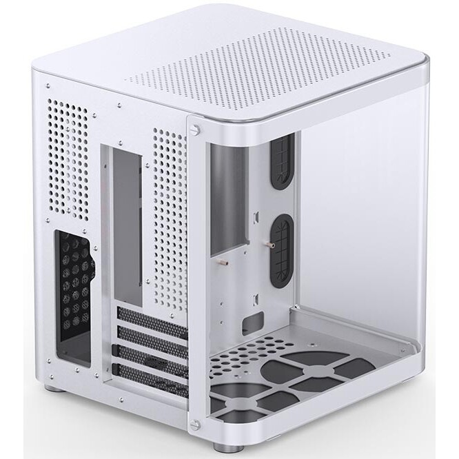 Корпус без блока питания JONSBO TK-1, Mini-Tower, TG, no fan, 1xUSB-A 3.2 + 1xUSB-C 3.2, mATX, mITX