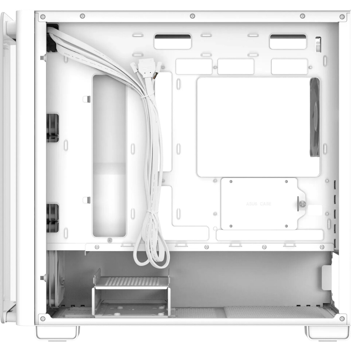 Корпус без блока питания JONSBO TK-1, Mini-Tower, TG, no fan, 1xUSB-A 3.2 + 1xUSB-C 3.2, mATX, mITX