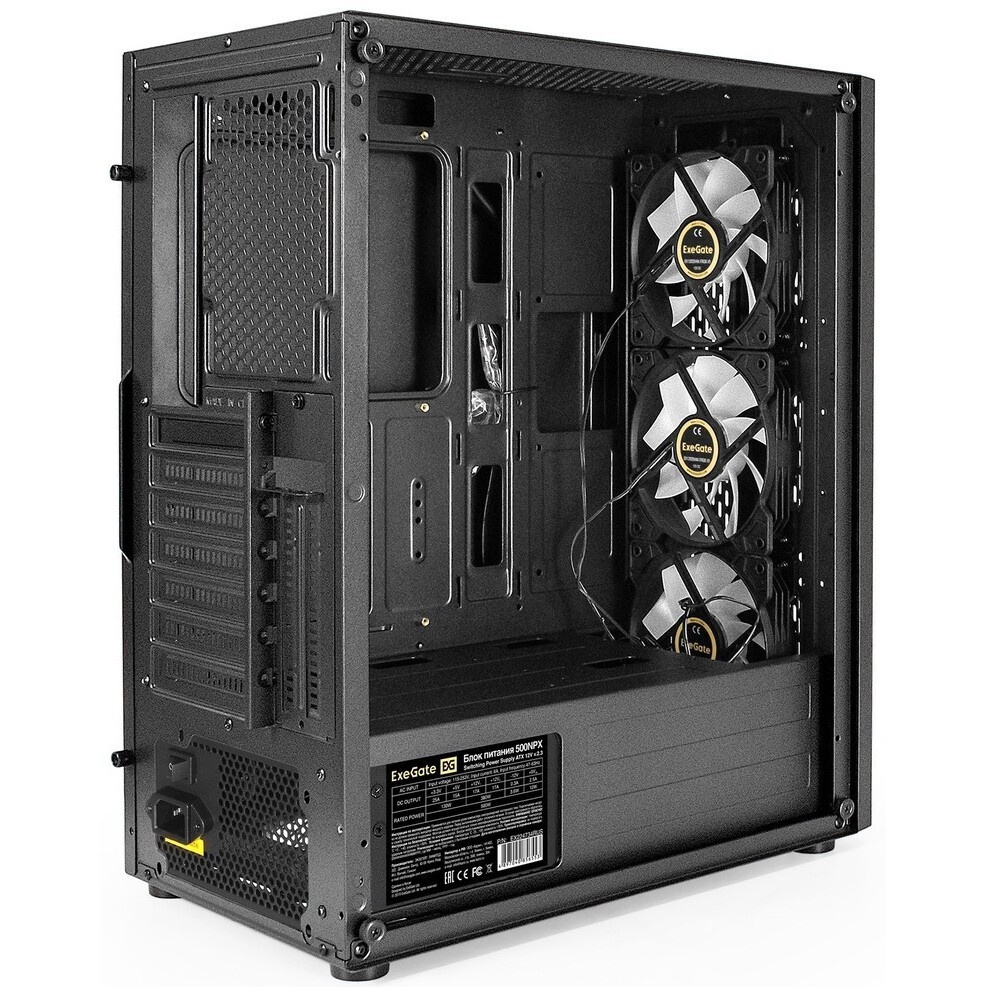 Компьютерный корпус Miditower ExeGate EVO-5001A-700NPX (ATX, БП 700NPX с вент. 12 см, 2*USB+1*USB3.0