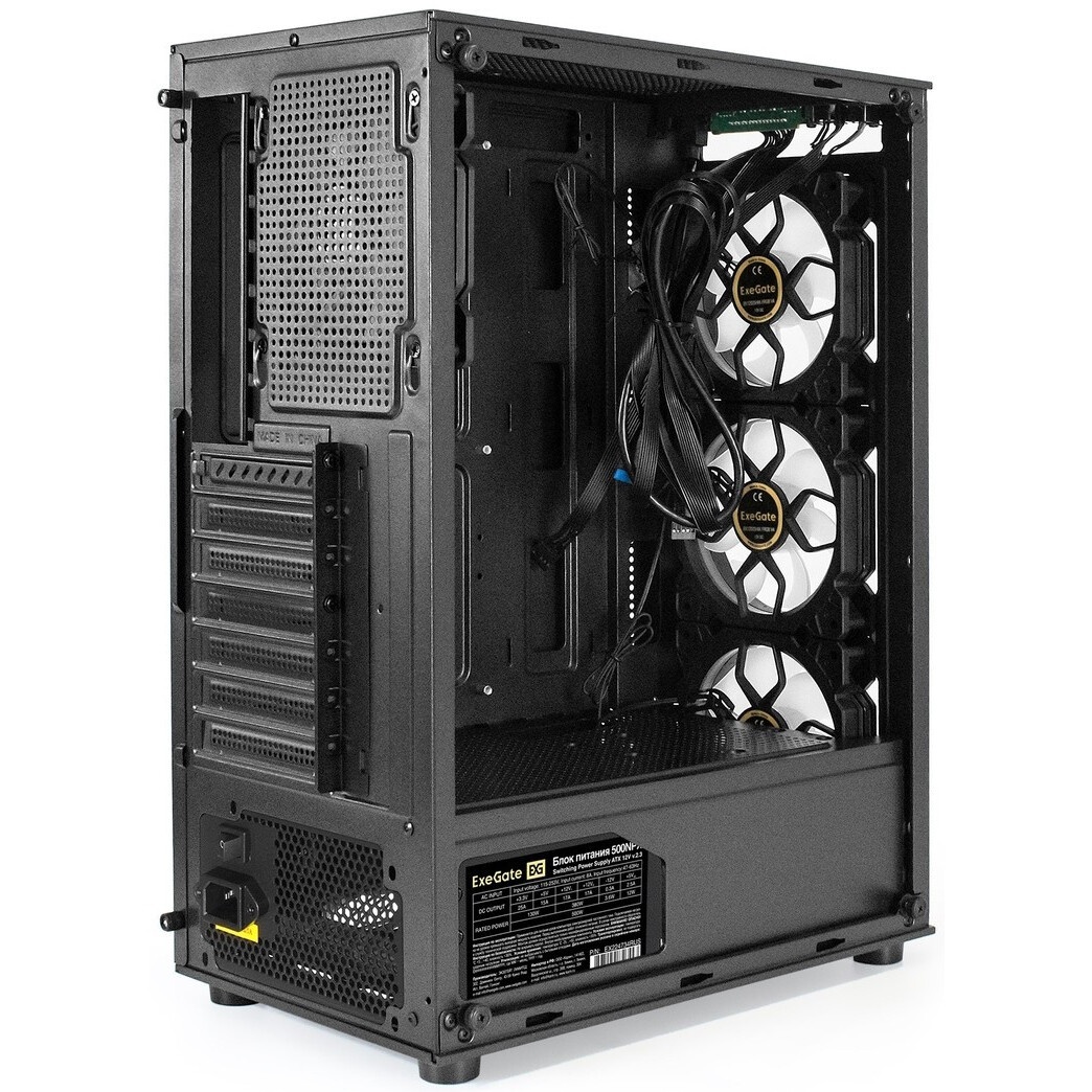 Компьютерный корпус Miditower ExeGate EVO-5001A-700NPX (ATX, БП 700NPX с вент. 12 см, 2*USB+1*USB3.0