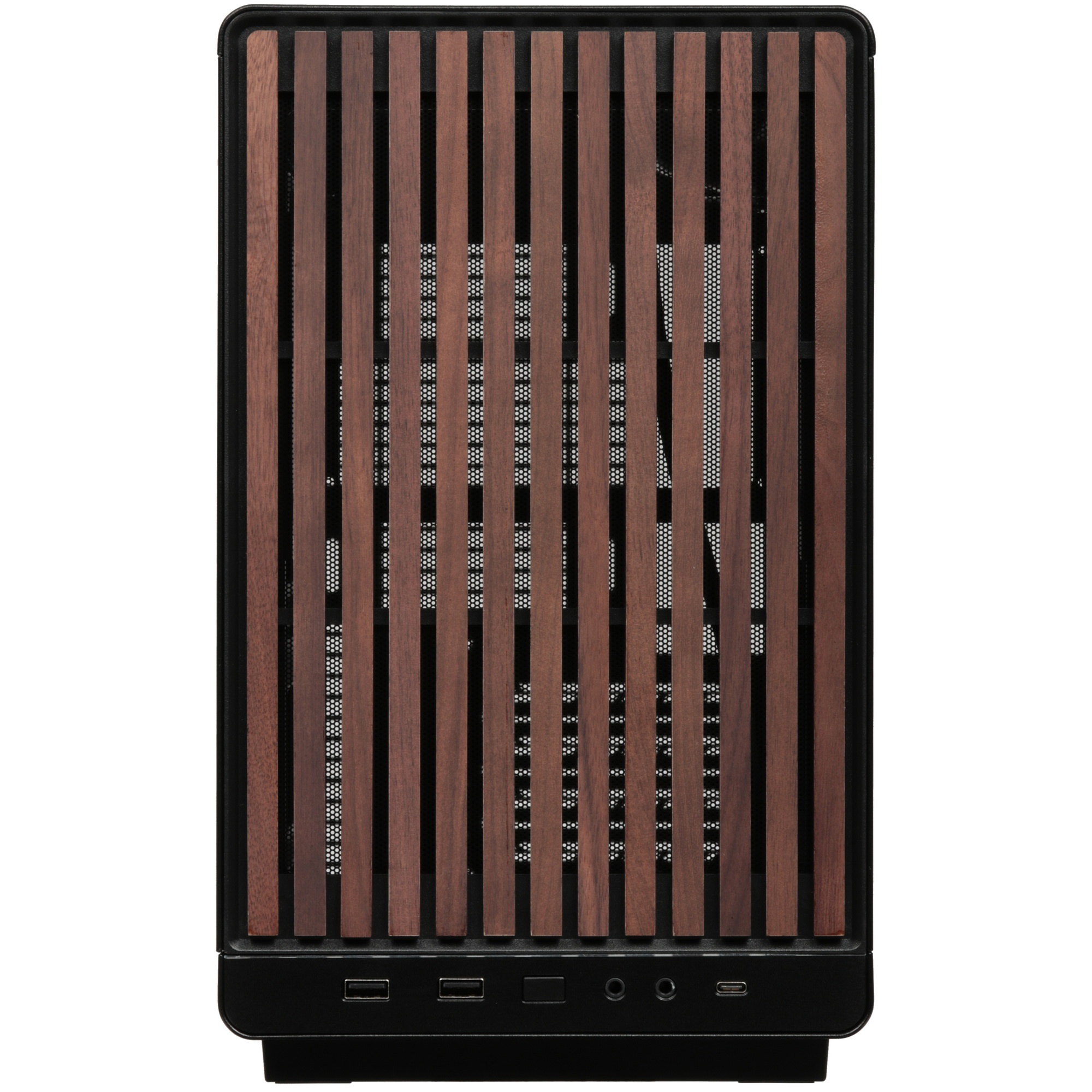 Корпус Lian-Li A3 Wood черный без БП mATX 10x120mm 2x140mm 2xUSB3.0 1xUSB3.1 audio bott PSU