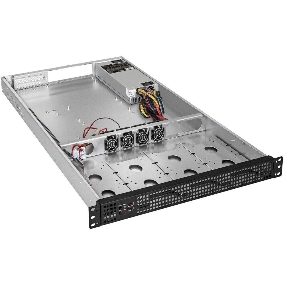 Серверный корпус ExeGate Pro EX288496RUS 1U650-04 RM 19", высота 1U, глубина 650, БП 1U-800ADS, USB