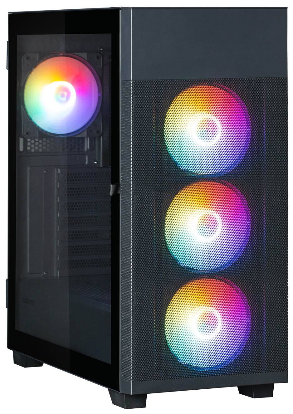 Корпус ZALMAN S5 NEO, ATX, BLACK, WINDOW, 2xCOMBO (3.5" or 2.5"), 4x2.5", 1xUSB2.0, 1xUSB3.1, FRONT