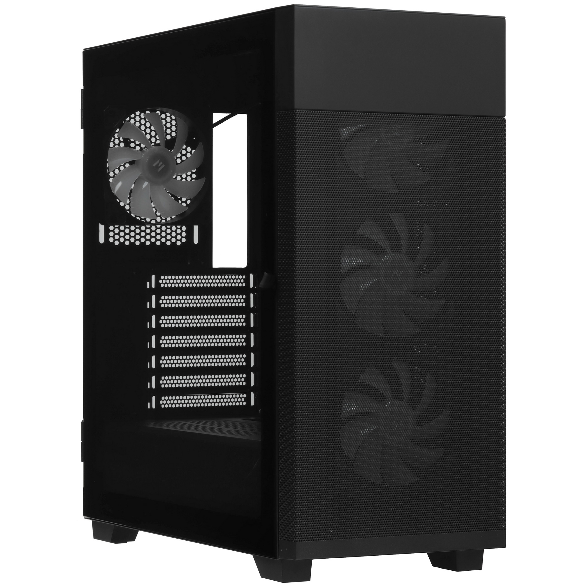 Корпус ZALMAN S5 NEO, ATX, BLACK, WINDOW, 2xCOMBO (3.5" or 2.5"), 4x2.5", 1xUSB2.0, 1xUSB3.1, FRONT