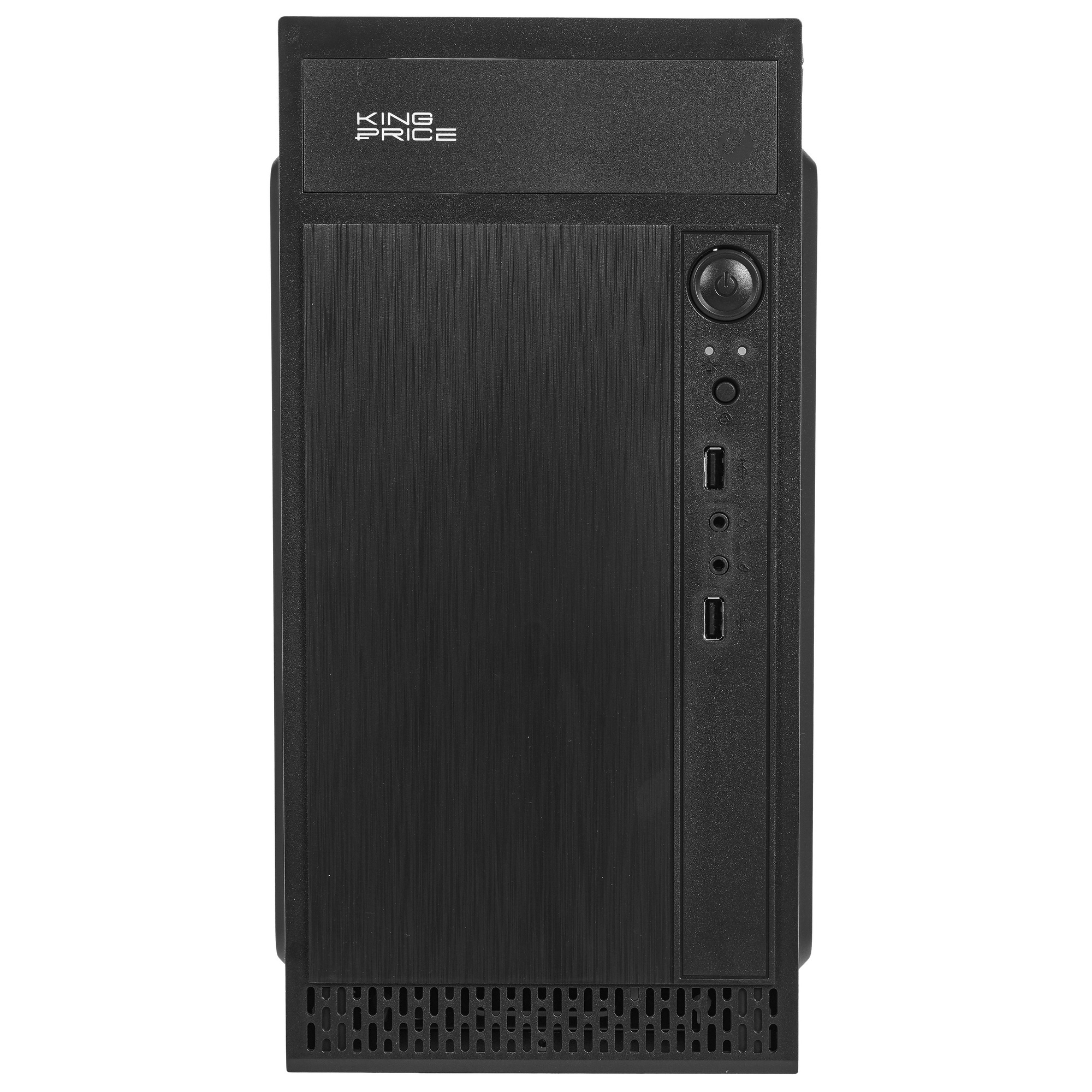 Компьютерный корпус KingPrice KPCC-MN211 черный без БП mATX 1x80mm 2x120mm 2xUSB2.0 audio