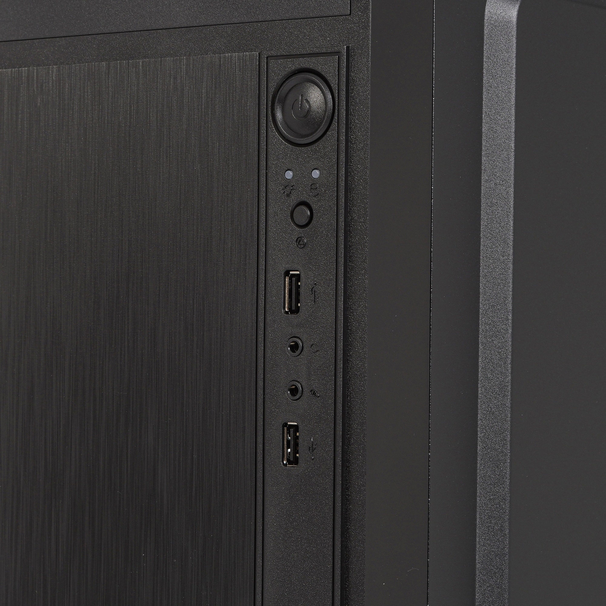 Компьютерный корпус KingPrice KPCC-MN211 черный без БП mATX 1x80mm 2x120mm 2xUSB2.0 audio