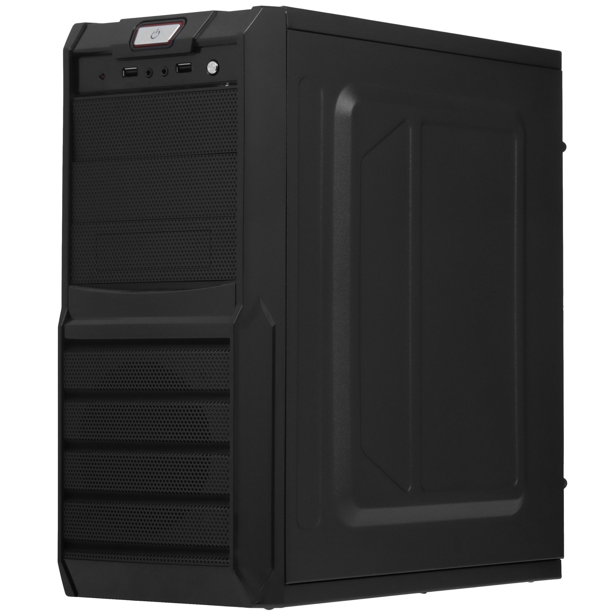 Компьютерный корпус Exegate EX278402RUS Miditower Exegate XP-329S Black, ATX, , 2*USB, Audio