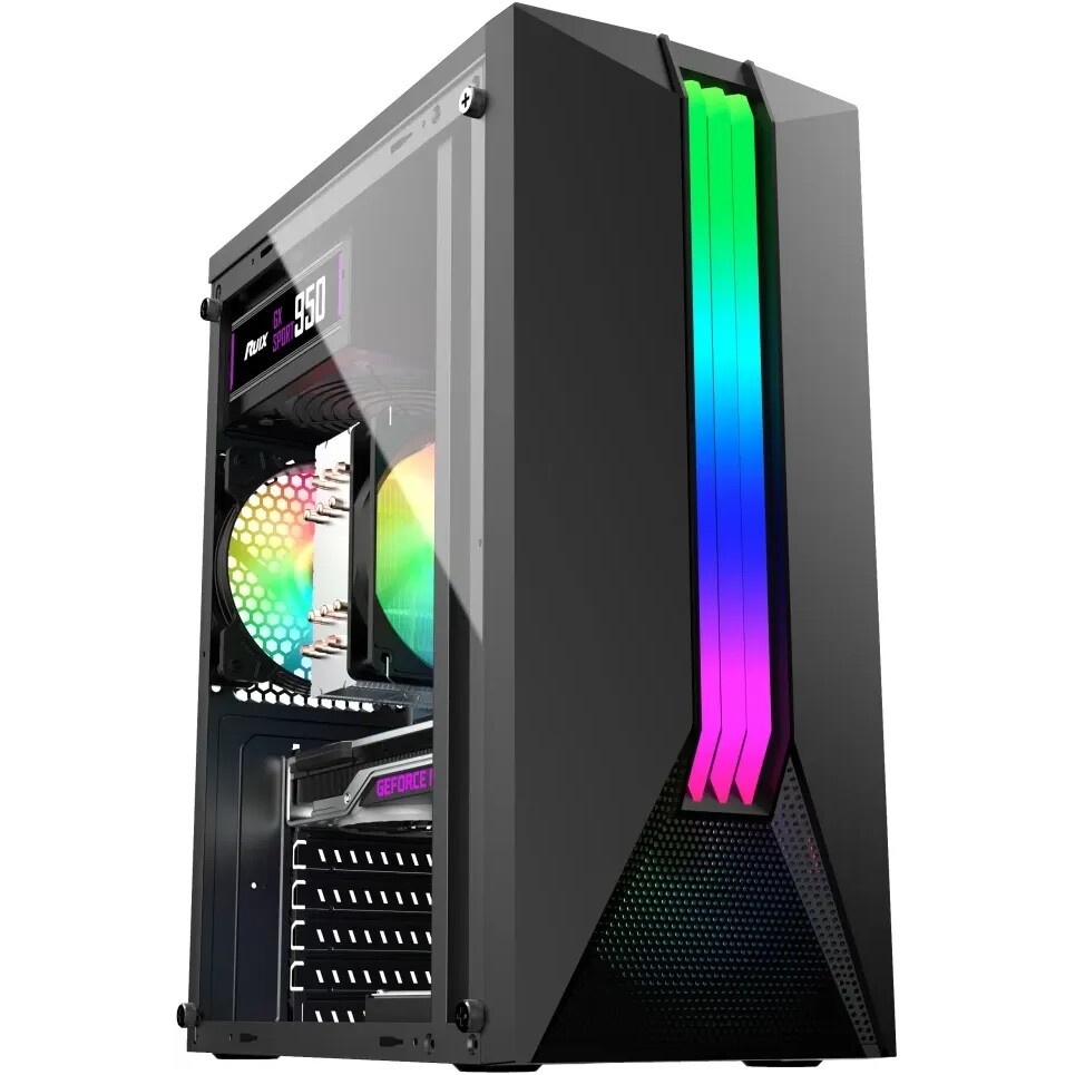 Корпус ALSEYE Auro 3.0-B Mini-ITX/Micro ATX/ATX, USB2.0*2+HD Audio+USB3.0*1, ";H.D.D.(3.5";)*2pcs+S.