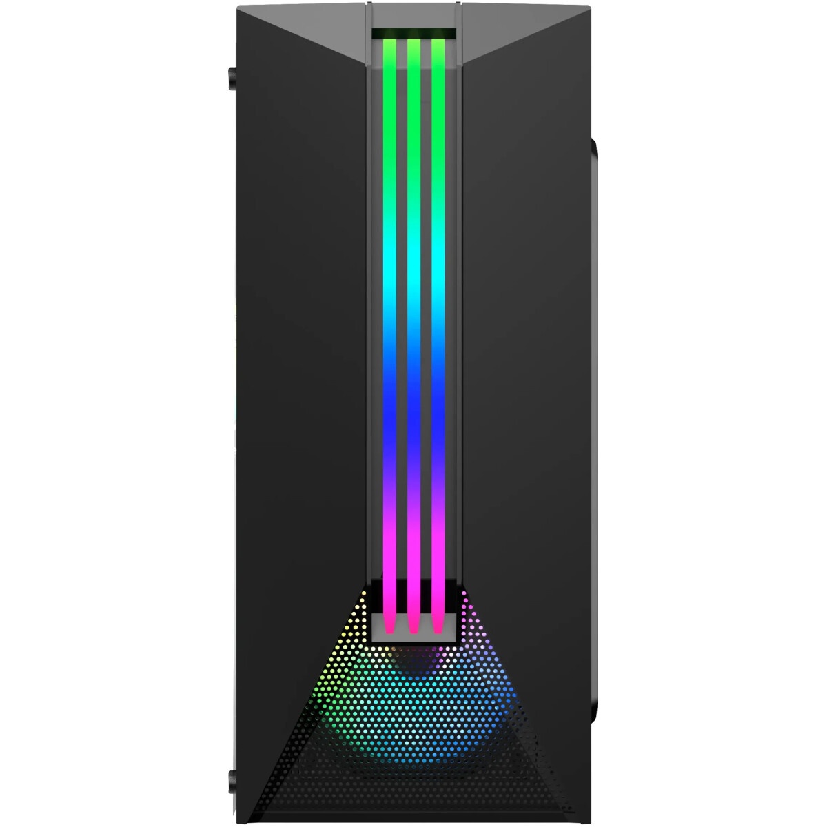 Корпус ALSEYE Auro 3.0-B Mini-ITX/Micro ATX/ATX, USB2.0*2+HD Audio+USB3.0*1, ";H.D.D.(3.5";)*2pcs+S.