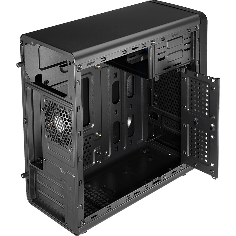 Компьютерный корпус Accord ACC-265B черный без БП mATX 1x80mm 1x92mm 2x120mm 2xUSB2.0 1xUSB3.0 audio