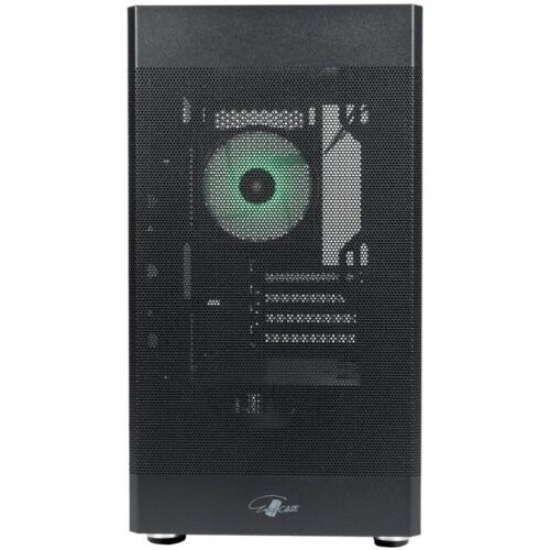 Компьютерный корпус Minitower mATX Eurocase 00-01003410 M07 3ARGB черный без БП закаленное стекло US