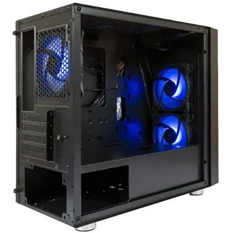 Компьютерный корпус Minitower mATX Eurocase 00-01003410 M07 3ARGB черный без БП закаленное стекло US
