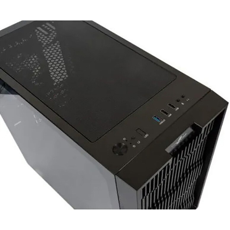 Компьютерный корпус Minitower mATX Eurocase 00-01003410 M07 3ARGB черный без БП закаленное стекло US
