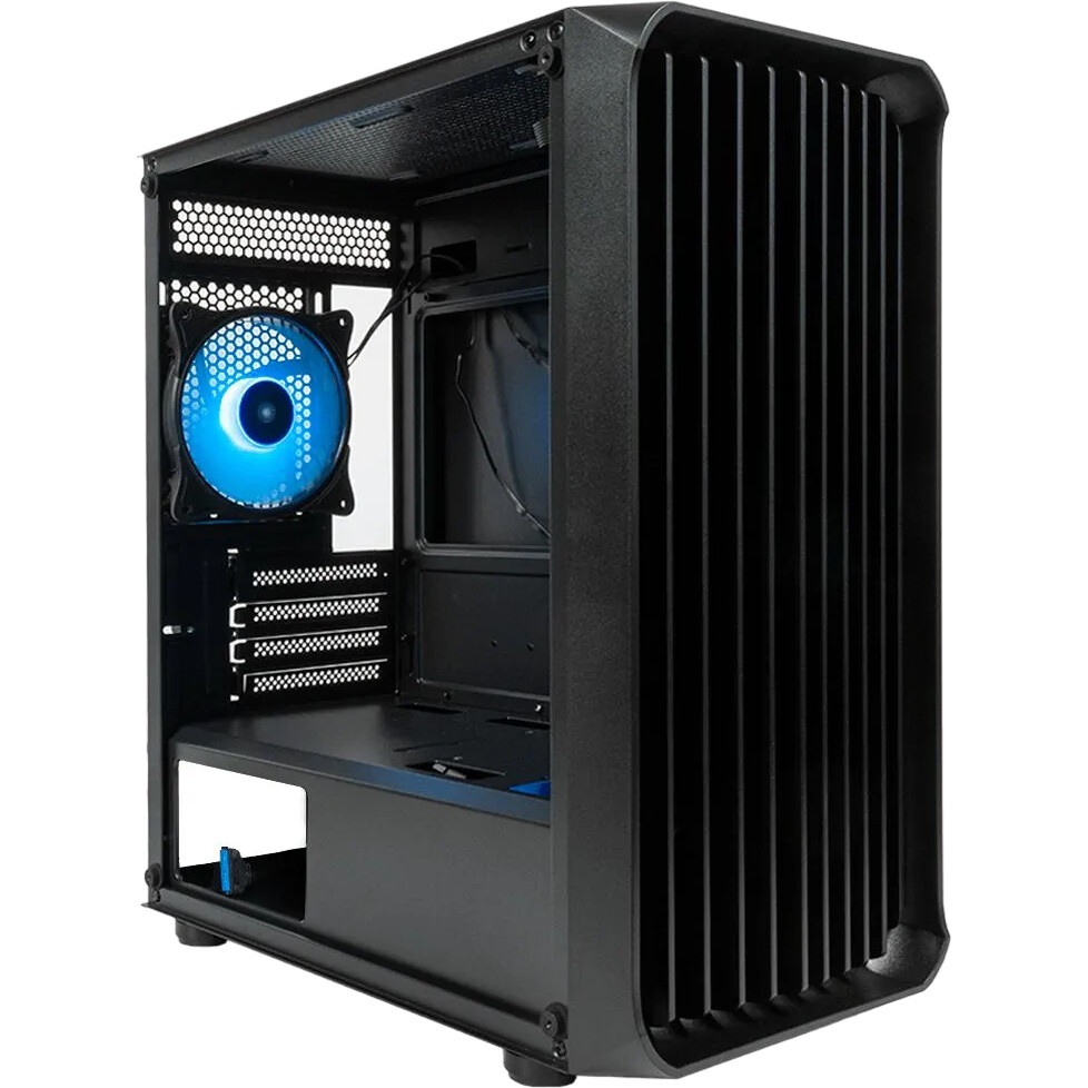 Компьютерный корпус Minitower mATX Eurocase 00-01003410 M07 3ARGB черный без БП закаленное стекло US
