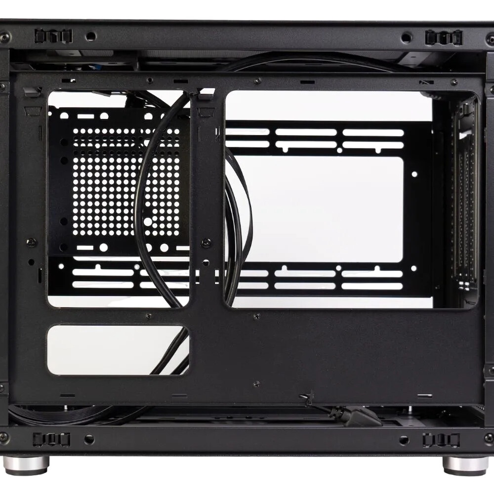 Компьютерный корпус Minitower mATX Eurocase 00-01003410 M07 3ARGB черный без БП закаленное стекло US