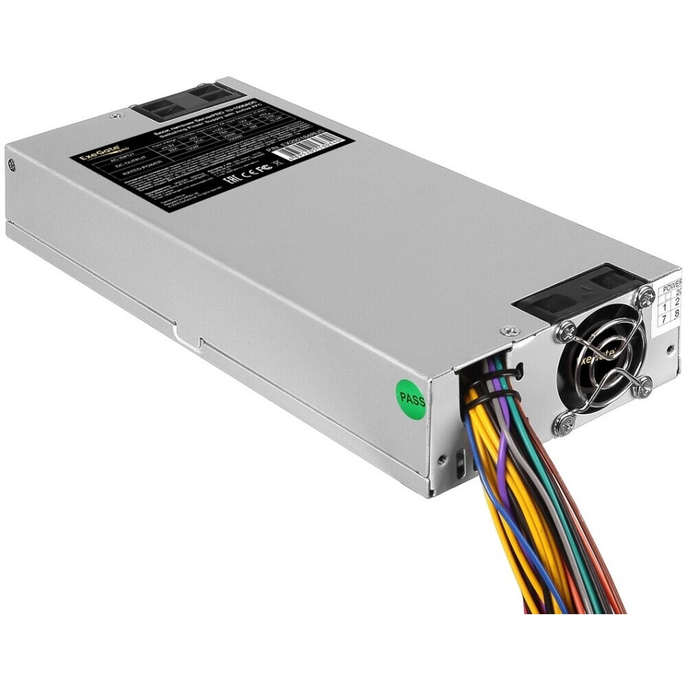 Серверный корпус ExeGate Pro 2U450-06 (RM 19", высота 2U, глубина 450, БП 1U-1000ADS, 2*USB)