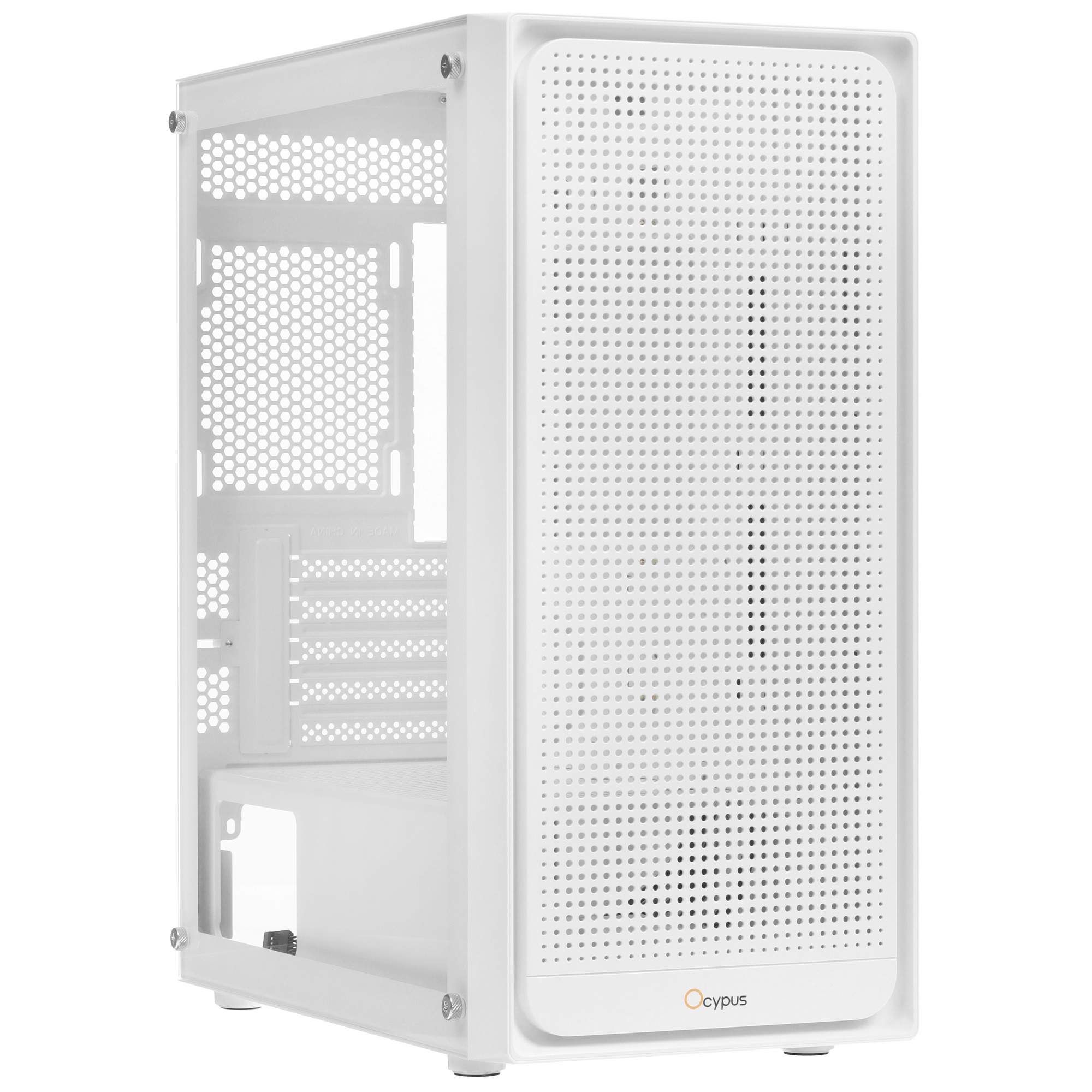Корпус Ocypus Gamma C50 без БП белый (Gamma-C50-WHG000XX-GL)