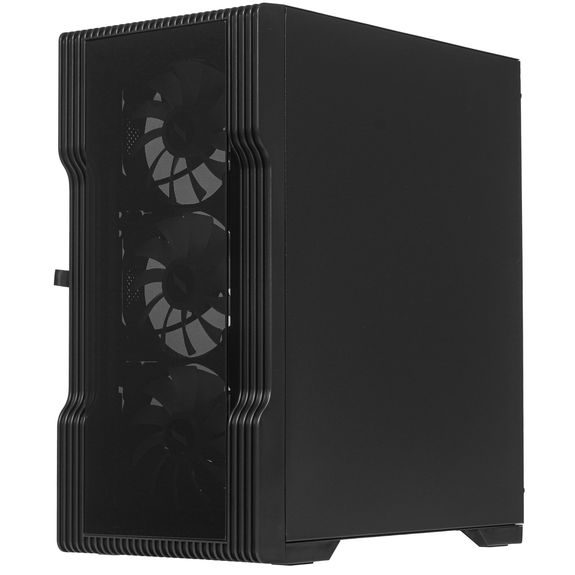 Компьютерный корпус 1STPLAYER TRILOBITE T3-G Black / mATX, TG / 4x 120mm LED fans inc. / T3-G-BK-4F1