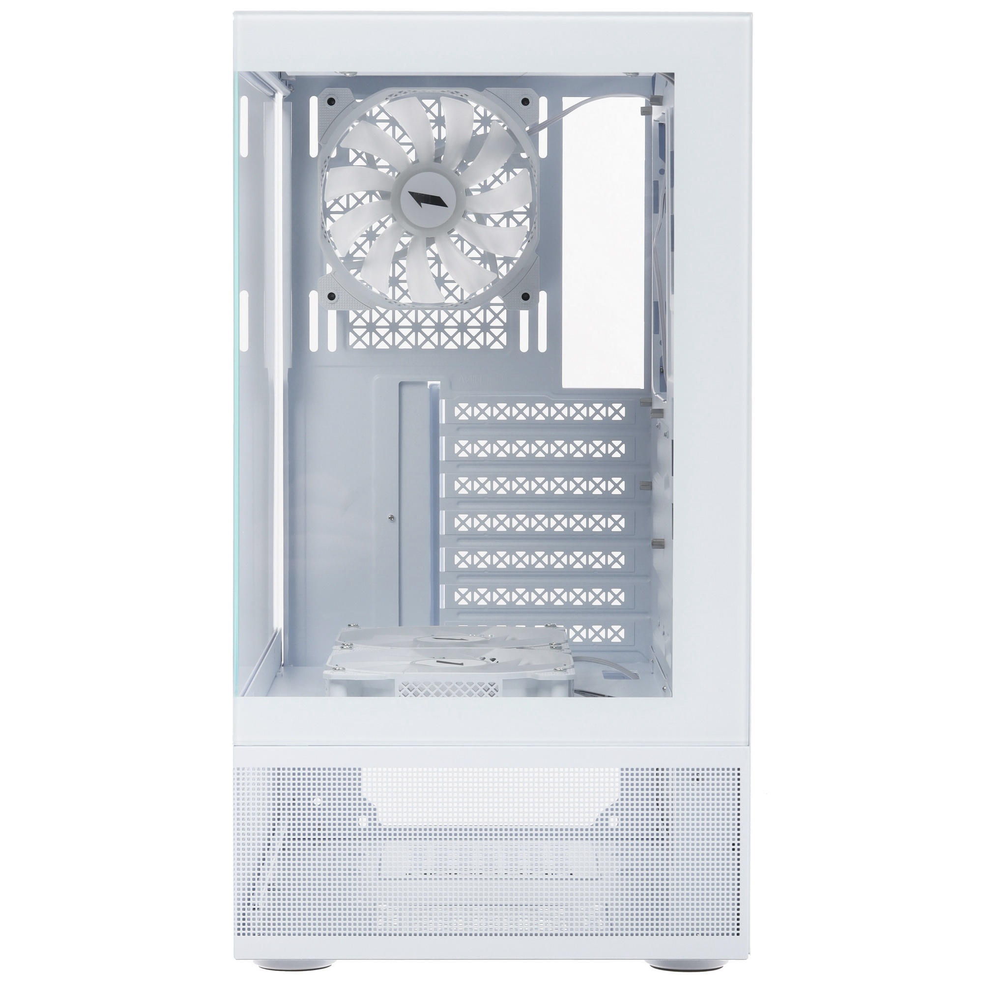 Корпус 1STPLAYER MIKU Mi7-A White / ATX / 3x120mm LED fans / Mi7-A-WH-2F1R-W-1F1-W