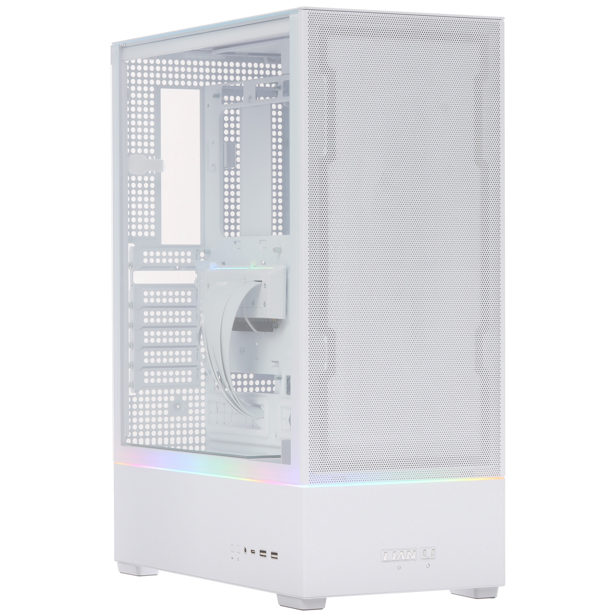 Корпус MidiTower Lian Li SUP 01 White RGB (ATX, без БП, ARGB, 2xUSB3.2 Type-A + USB3.2 Type-C) (G99.