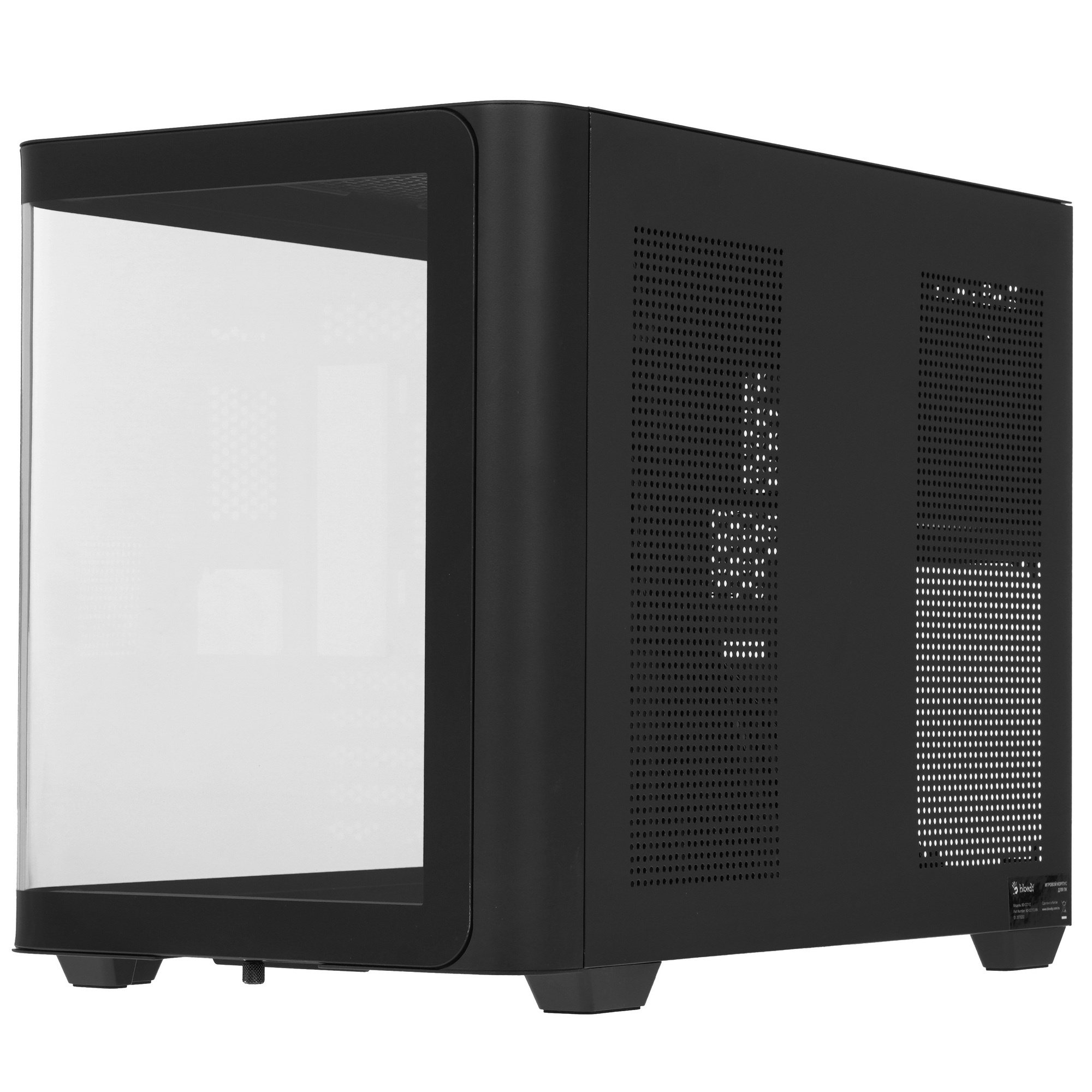Компьютерный корпус Bloody BD-CC112 черный без БП mATX 9x120mm 2xUSB3.0 audio bott PSU