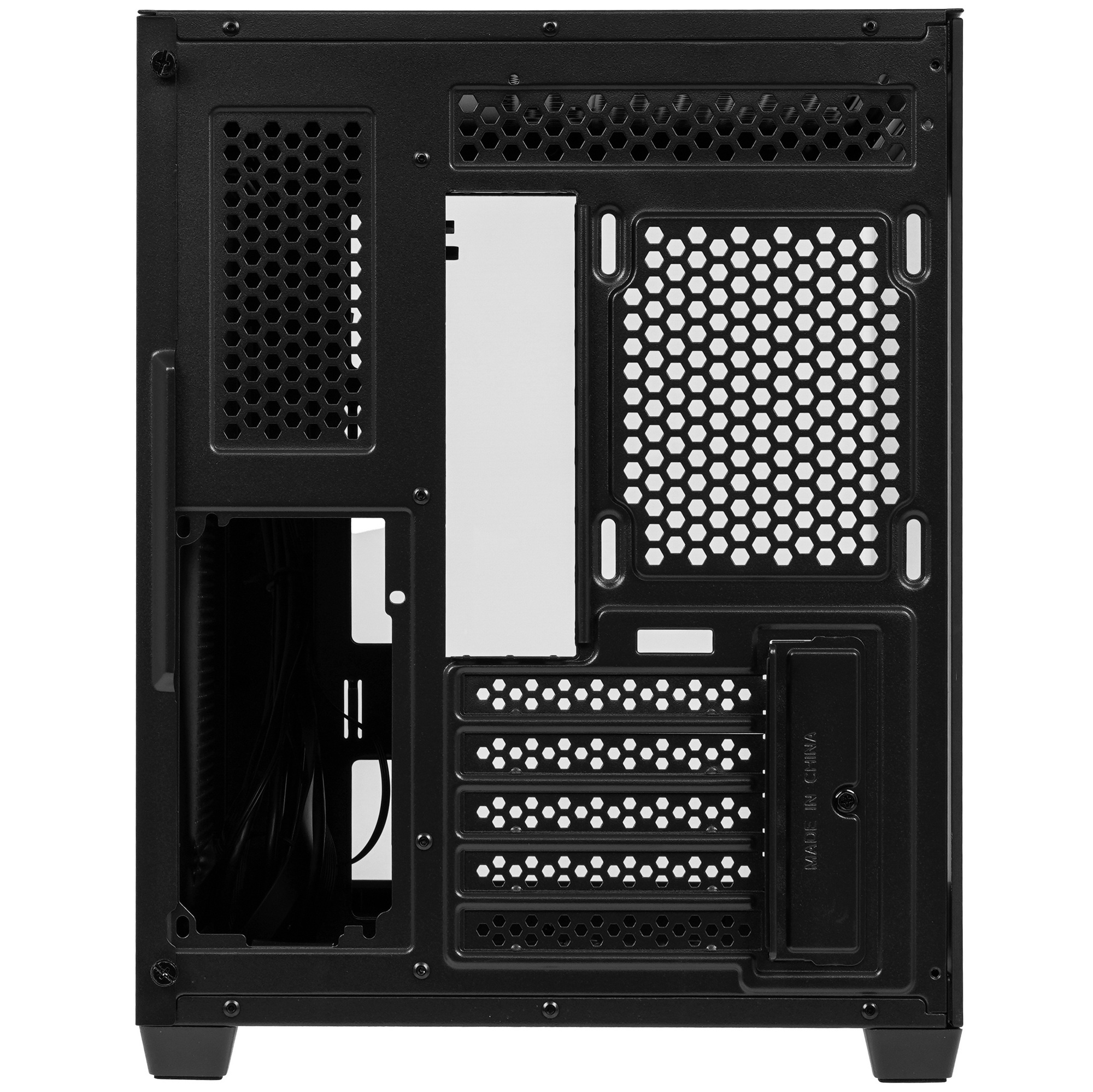 Компьютерный корпус Bloody BD-CC112 черный без БП mATX 9x120mm 2xUSB3.0 audio bott PSU