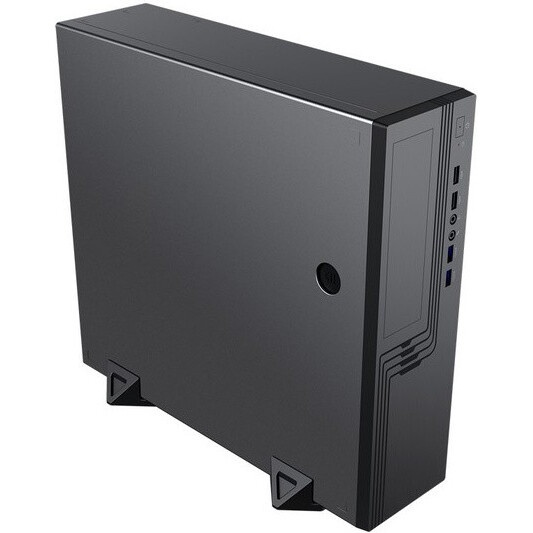 Компьютерный корпус EL555BK PM-300TFX 80+Bronze U3.0*2+U2*2+2*combo Audio; fan 9cm; intrusion switch