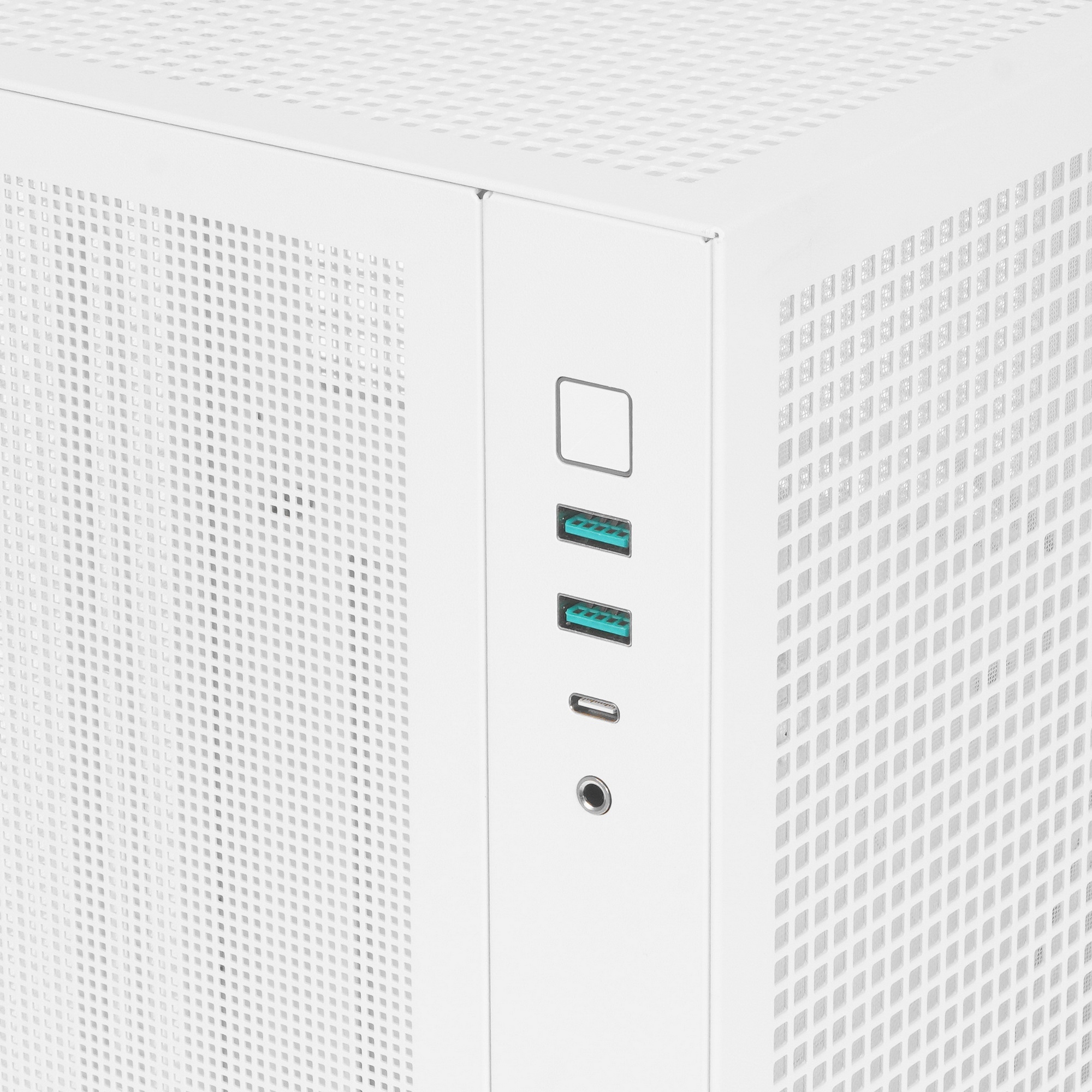Компьютерный корпус Deepcool CH170 DIGITAL белый без БП mATX 1x120mm 1xUSB2.0 1xUSB3.0 audio bott PS