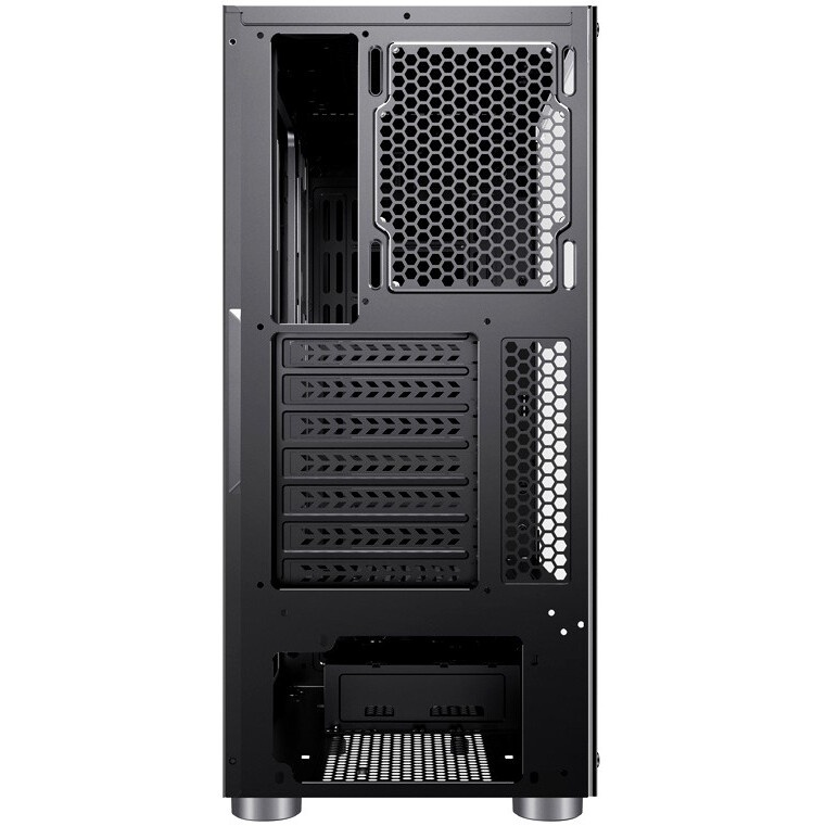 Компьютерный корпус Accord ACC-ZCU1B черный без БП mATX 3x120mm 1xUSB3.0 1xUSB3.1 audio