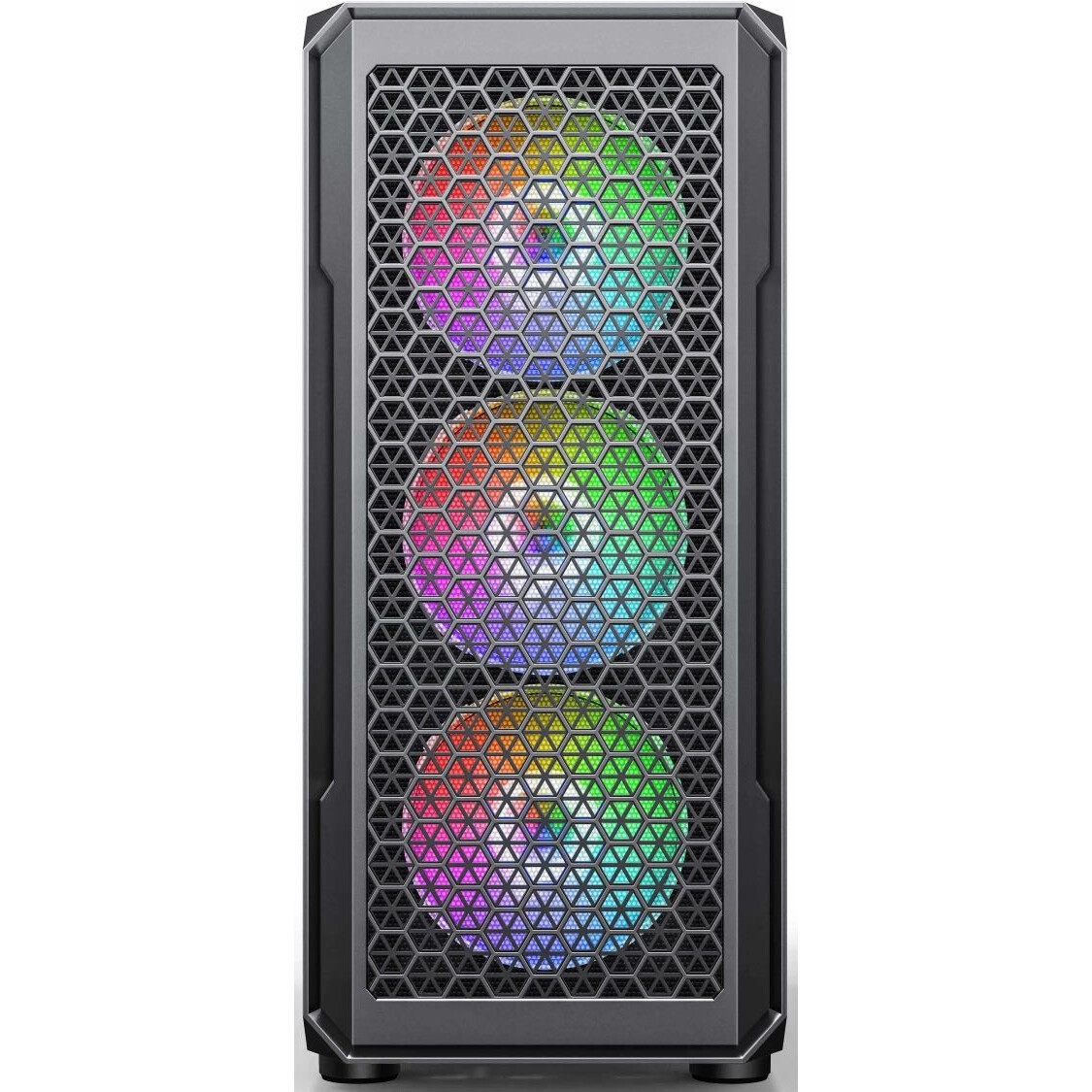 Компьютерный корпус Accord ACC-ZCU1B черный без БП mATX 3x120mm 1xUSB3.0 1xUSB3.1 audio