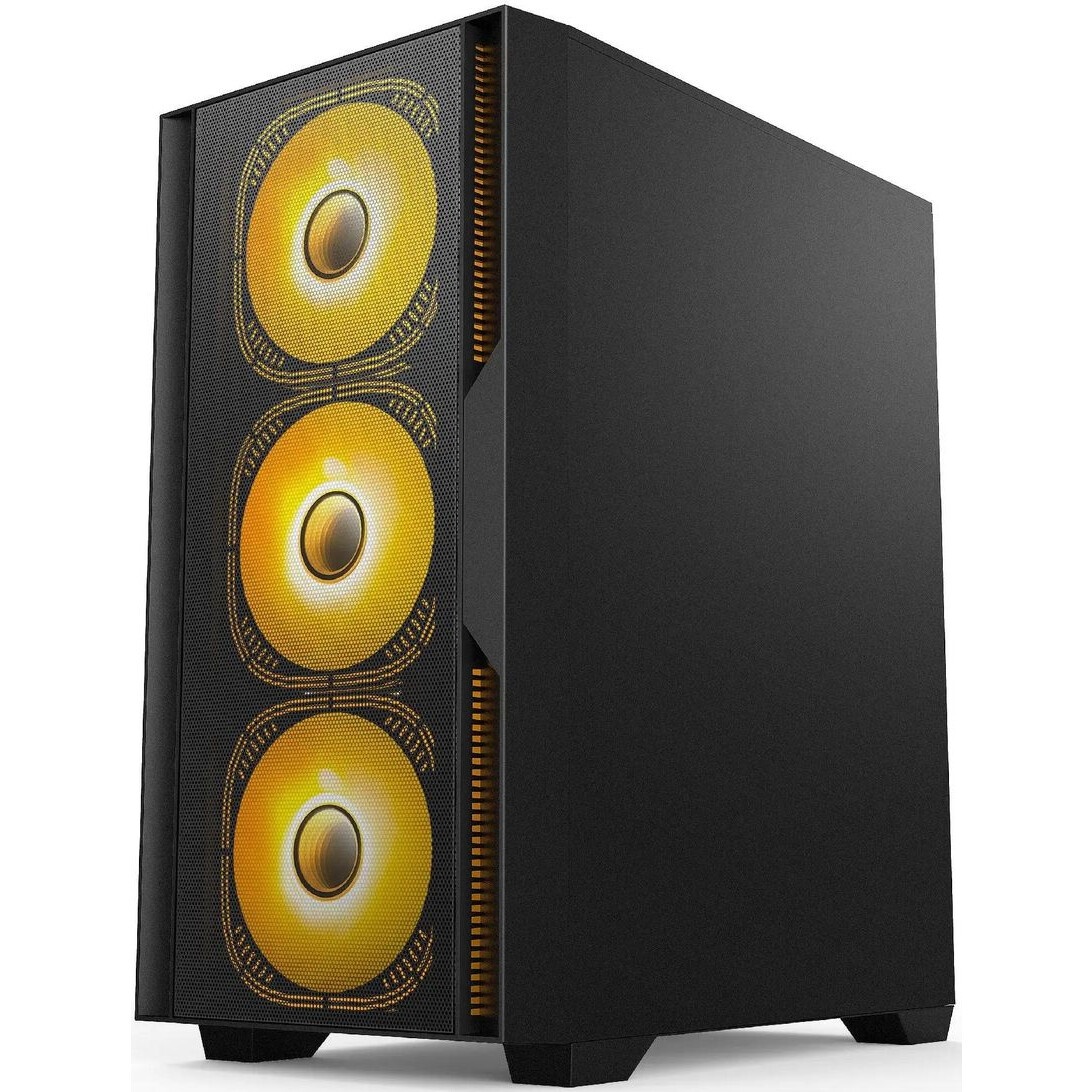 Компьютерный корпус Accord ACC-ZCU1B черный без БП mATX 3x120mm 1xUSB3.0 1xUSB3.1 audio