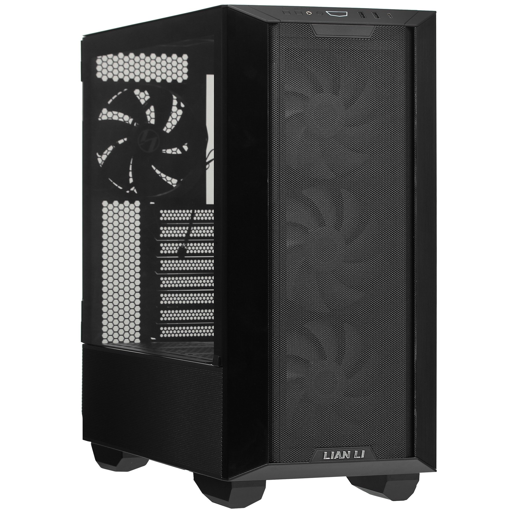 Корпус Lian-Li Lancool III RGB черный без БП ATX 10x120mm 3x140mm 2xUSB3.0 audio bott PSU