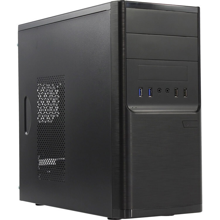 Компьютерный корпус IN WIN 6196819 MiniTower mATX 12 Вт Цвет черный EMR065/6196819