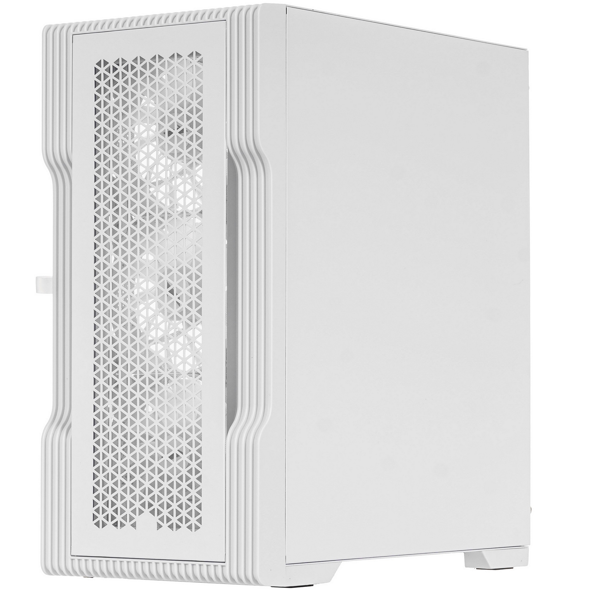 Компьютерный корпус 1STPLAYER TRILOBITE T3 White / mATX, TG / 4x 120mm LED fans inc. / T3-WH-4F1-W